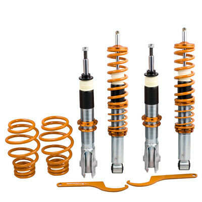 Compatible para VW Volkswagen Polo Mk3 6N2 1999 2000 2001 COILOVER SUSPENSION LOWERING KIT